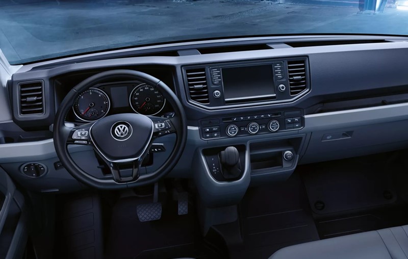 A driver's workplace